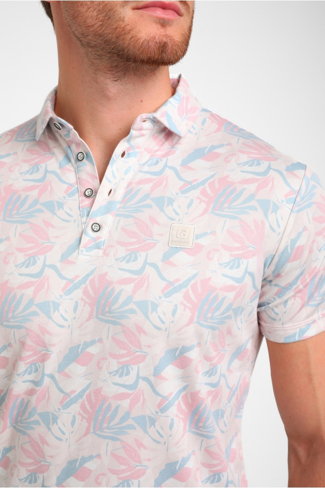 KLEURRIJKE JERSEY POLO 235922 SAND